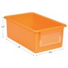 Environments® GemLuxe™ Easy Label Bin With Lid Set of 4 - Orange