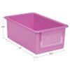Environments® GemLuxe™ Easy Label Bin With Lid Set of 4 - Purple