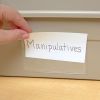 Really Good Stuff® Self Adhesive Vinyl Label Pockets- 4.5" x 2.5"  - Set of 12