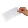 Really Good Stuff® Self Adhesive Vinyl Label Pockets- 4.5" x 2.5"  - Set of 12