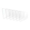Colorations® Wooden Lapboard Stand with Acrylic Boards - Set of 6