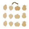 Colorations® Decorate Your Own Wooden Fruit Shape Ornaments