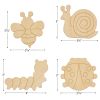 Colorations® Decorate Your Own Garden Friends Magnets