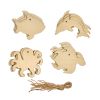 Colorations® Decorate Your Own Wooden Sea Life Ornaments