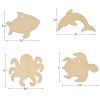Colorations® Decorate Your Own Wooden Sea Life Ornaments