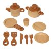 Excellerations® EverGrow™ Rubberwood Play Kitchen - Cookware