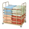 Environments® DreamStages™ Germ Free Rest Mats Class Pack- Set of 12 Mats and 2 Rest Carts