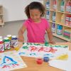 Colorations® Paraben-Free Washable Glitter Finger Paint, Set of 5 - 16 oz.