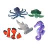 Excellerations® Realistic Plush Animals - Ocean Life Set of 5