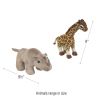 Excellerations® Realistic Plush Animals - Jungle Set of 4