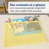 Really Good Stuff® Mesh Zipper Pouches - Grouping Colors - Set of 8