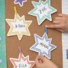 Really Good Stuff® Mini Wooden Push Pin Clips – Set of 30 – Bold Vibes
