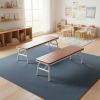 Environments® Outdoor Aluminum Picnic Benches - Set of 2