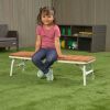 Environments® Outdoor Aluminum Picnic Benches - Set of 2