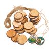 Colorations® Painted Wood Slice Ornament Kit - Makes 24 Crafts