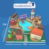 Excellerations® JourneyJunction™ Build and Block Logic Puzzle Campground