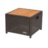 5 PIECE WICKER SET