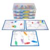 Excellerations®ThinkTotes™ Light Table Math Activity Sets: Food, Fish, and Gems 303pcs