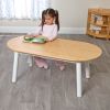 Environments® Milestones™ Bamboo and Rubberwood Oval Table