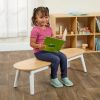 Environments® Milestones™ Bamboo and Rubberwood Bench - Set of 2