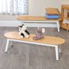 Environments® Milestones™ Bamboo and Rubberwood Bench - Set of 2