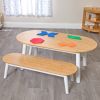 Environments® Milestones™ Bamboo Oval Table with 2 Benches