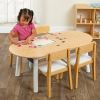 Environments® Milestones™ Bamboo Oval Table with 4 Chairs