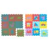 Excellerations® Play Mat Set: Woodland Animals and Transportation - Set of 18