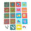Excellerations® Play Mat Set: Woodland Animals and Transportation - Set of 18