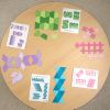Excellerations® Tessellations Math Activity Set - 114 pieces with Storage