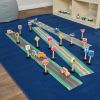 Excellerations® RouteRunner™ Roll Up Roadway Play Mats and Traffic Signs