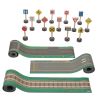 Excellerations® RouteRunner™ Roll Up Roadway Play Mats and Traffic Signs