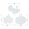 Colorations® Decorate Your Own Fall Craft Kit - Leaves, Pumpkin, Turkey (Set of 72)