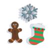 Colorations® Decorate Your Own Holiday Craft Kit - Stockings, Snowflakes and Gingerbread People (Set of 72)