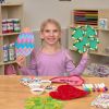 Colorations® Decorate Your Own Seasonal Paper Shapes Kit – Hearts, Shamrocks and Eggs (Set of 72)