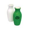 Colorations® Shamrock Ceramic Vase Art - Makes 12 Crafts
