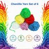 Colorations® Chenille Yarn - Set of 6