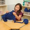 Colorations® Super Chunky Chenille Yarn, Navy - Set of 3