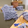 Colorations® Super Chunky Chenille Yarn, Warm Gray - Set of 3