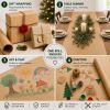 Colorations® Brown Kraft Paper Roll, 36" x 200 ft, 50 lb Heavyweight Craft Paper – Bulletin Board, Drawing, Wrapping and Art Projects