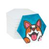 Colorations® 8" x 8" Hexagon Shaped Canvas - Set of 10