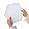 Colorations® 8" x 8" Hexagon Shaped Canvas - Set of 10