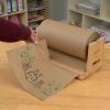 Colorations® Brown Paper Roll – 12" x 500' Heavyweight 40 lb Multi-Purpose Art Paper