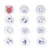 Colorations® Space Stamping Kit with Metallic Ink Pads – 18 Piece Set