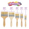 Colorations® Large Area Paint Brushes and Reusable Paint Tray Kit