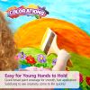 Colorations® Large Area Paint Brushes and Reusable Paint Tray Kit