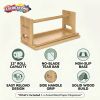 Colorations® Rubberwood Paper Roll Dispenser 12 Inches