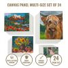 Colorations® Canvas Panel Multi-Size Pack - Set of 24