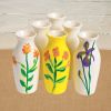 Colorations® Spring Garden Mini Vase Creations – Makes 12 Craft Kits