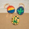 Colorations® Camp Nature Wood Slice Ornaments – Makes 24 Crafts